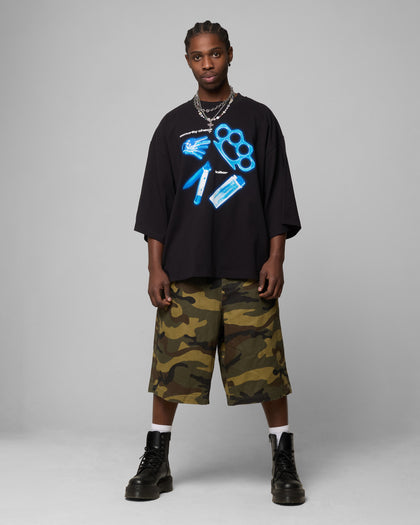 Loiter Security Check Box T-Shirt Black