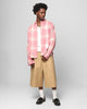 Loiter Solar Button Up Shirt Red Check