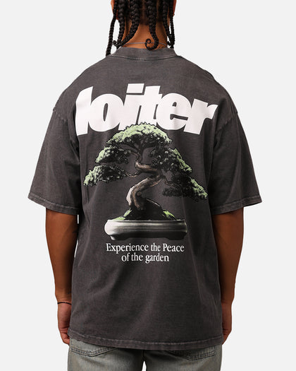 Loiter Bonsai Mock T-Shirt Charcoal