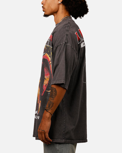 Loiter Digital Insanity Vintage Mock T-Shirt Charcoal