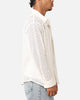 XXIII Lattice Long Sleeve Button Up Shirt Cream
