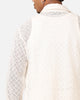XXIII Lattice Long Sleeve Button Up Shirt Cream