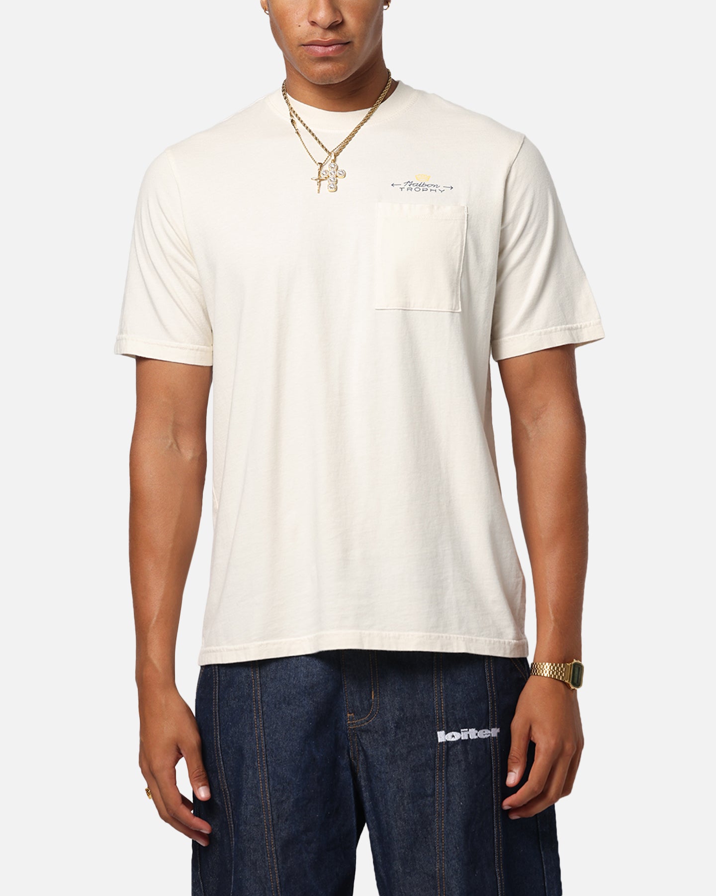 Malbon Pocket T-Shirt White | Culture Kings