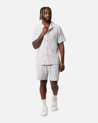 XXIII Tulum Stripe Button Up Shirt Cream/Blue