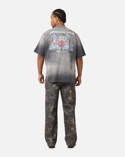 Black Sabbath Tour '74 Sunfade T-Shirt Black Wash