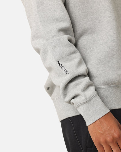 Nike Nocta Fleece Crewneck Dark Grey Heather