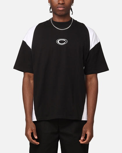 Carre Panelled Oversized T-Shirt Black/White