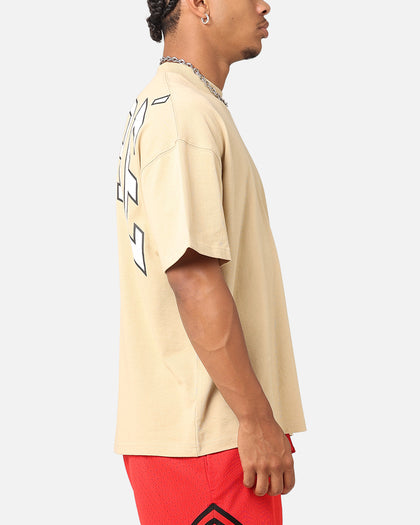 Carre Rose Oversized T-Shirt Stone