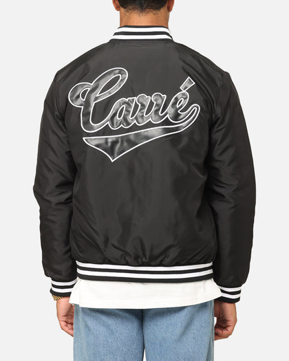 Carre Team Puffer Varsity Jacket Black/White