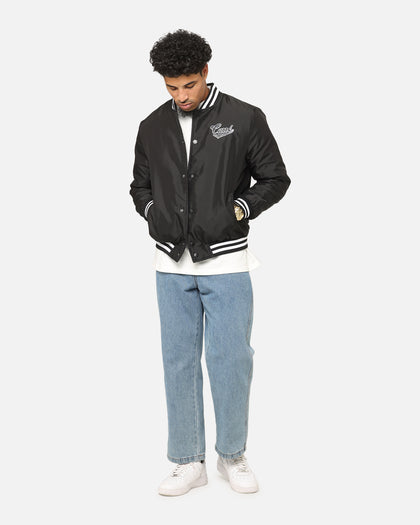 Carre Team Puffer Varsity Jacket Black/White