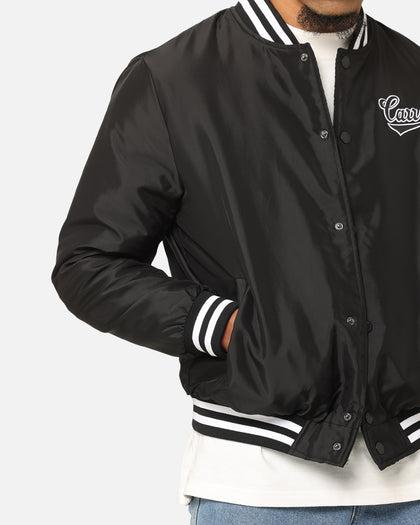 Carre Team Puffer Varsity Jacket Black/White