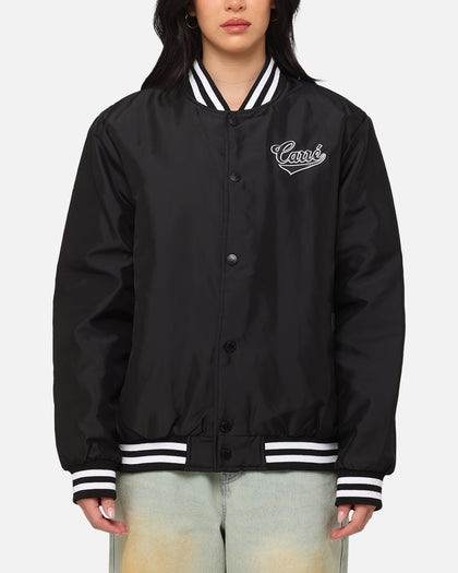 Carre Team Puffer Varsity Jacket Black/White