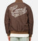 Carre Team Puffer Varsity Jacket Brown