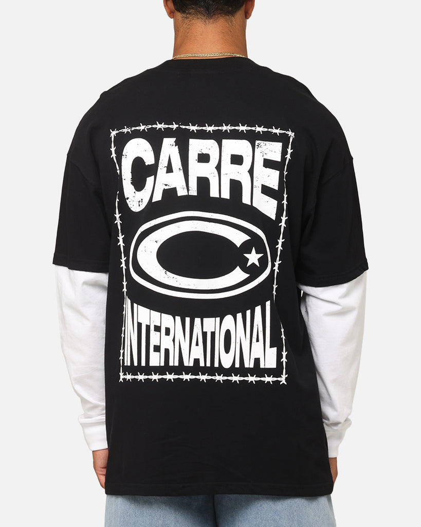 Carre C-Star Long Sleeve T-Shirt Black/White | Culture Kings