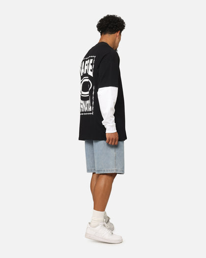 Carre C-Star Long Sleeve T-Shirt Black/White