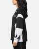 Carre Football Layered Long Sleeve T-Shirt Black/White