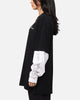 Carre Rosebowl Layered Long Sleeve T-Shirt Black/White