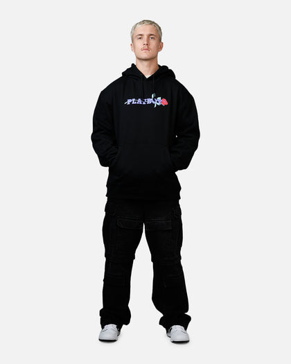 Playboy Rose Hoodie Black