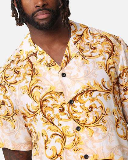 XXIII Royalty Button Up Shirt Gold