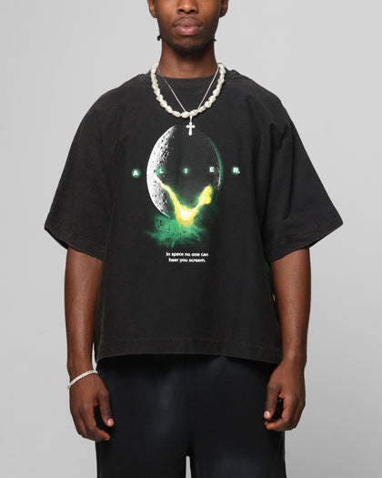 Loiter Alien Boxy T-Shirt Washed Black