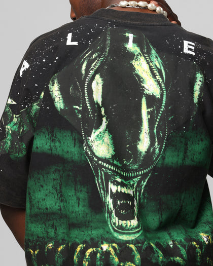 Loiter Alien Boxy T-Shirt Washed Black