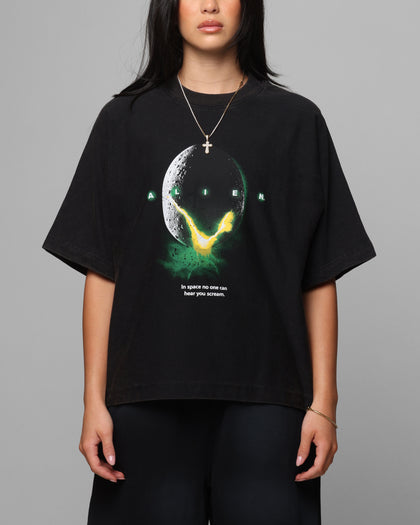 Loiter Alien Boxy T-Shirt Washed Black