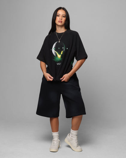 Loiter Alien Boxy T-Shirt Washed Black
