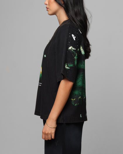 Loiter Alien Boxy T-Shirt Washed Black