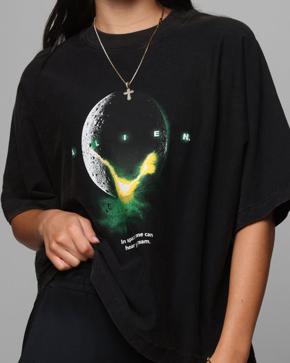 Loiter Alien Boxy T-Shirt Washed Black