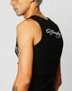 Ed Hardy Dragon Ribbed Muscle Singlet Black