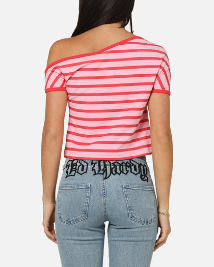 Ed Hardy Women's Aline Baby T-Shirt Red/Pink