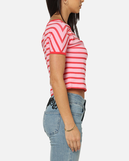 Ed Hardy Women's Aline Baby T-Shirt Red/Pink