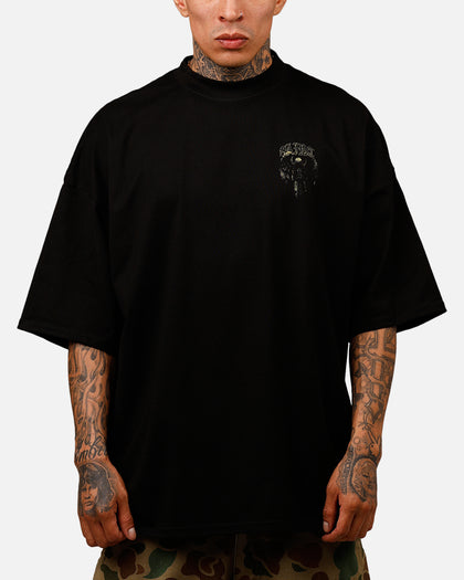 Saint Morta Baptista Mock Neck T-Shirt Black