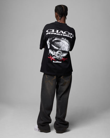 Loiter Chaos Department T-Shirt Black