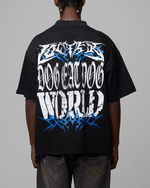 Loiter Dog Eat Dog Vintage T-Shirt Black