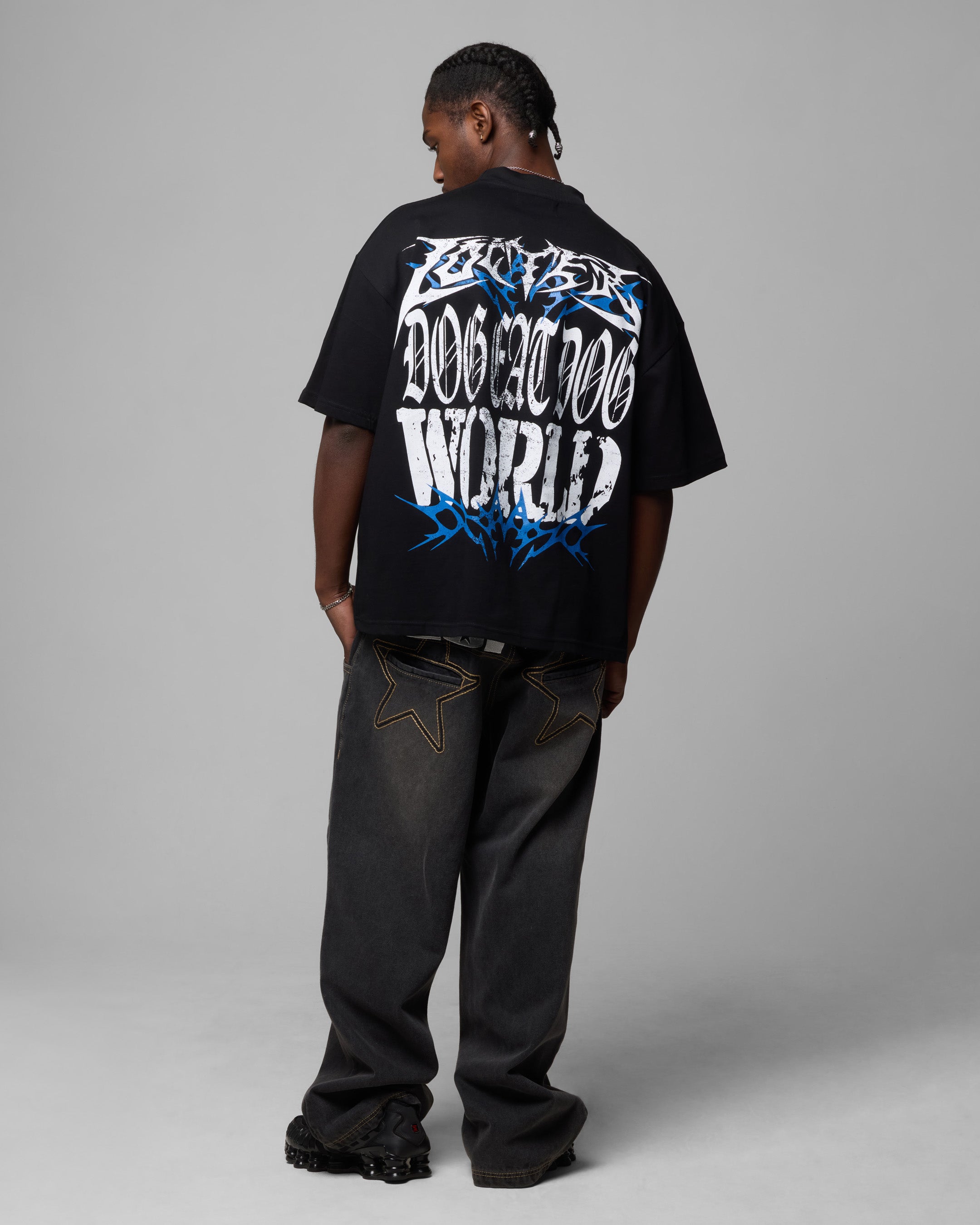 Loiter Dog Eat Dog Vintage T-Shirt Black | Culture Kings