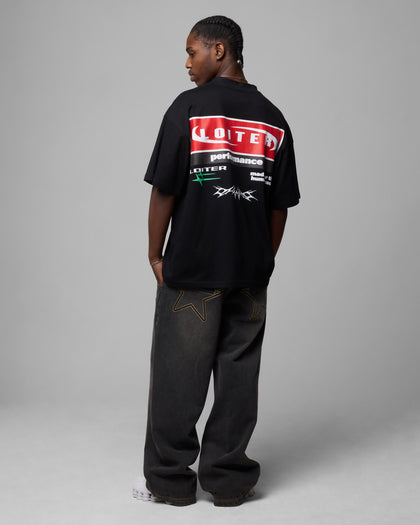 Loiter Performance T-Shirt Black