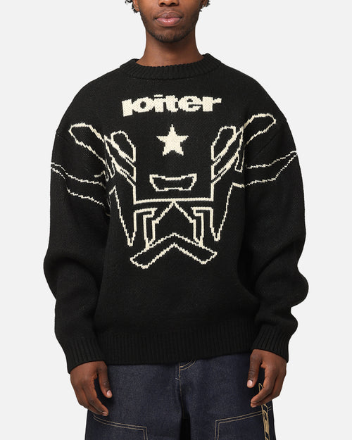 Loiter Substance Knit Sweater Black
