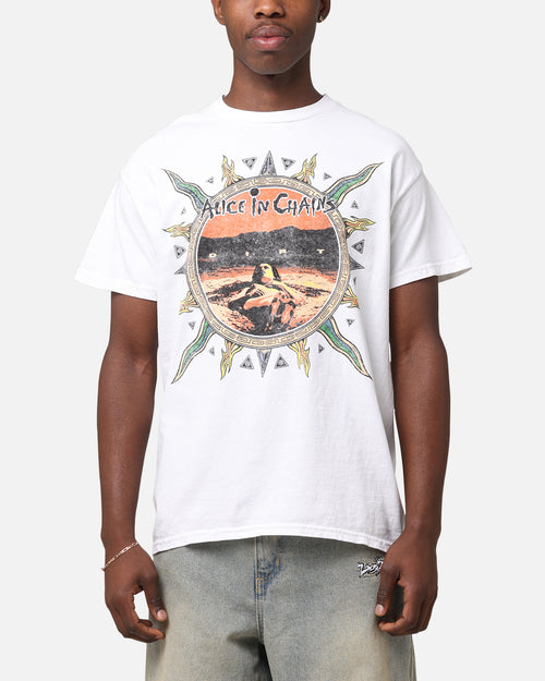 Alice In Chains Flames Vintage T-Shirt White Vintage