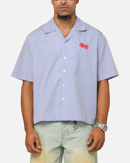 Carre Dice Club Button Up Shirt Pinstripe