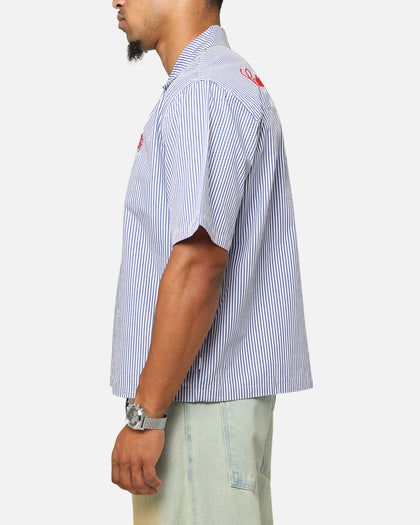 Carre Dice Club Button Up Shirt Pinstripe