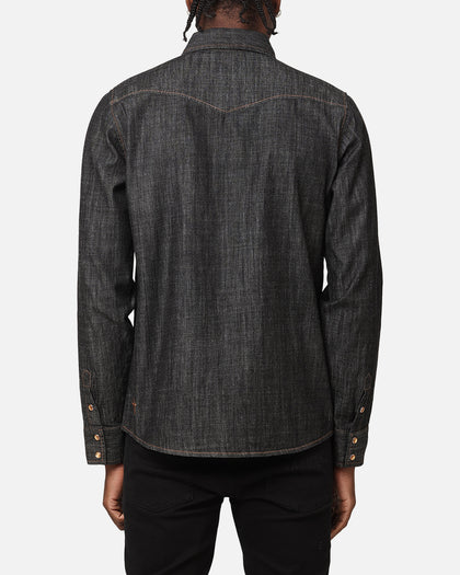 Saint Morta Rodeo Long Sleeve Denim Shirt Black