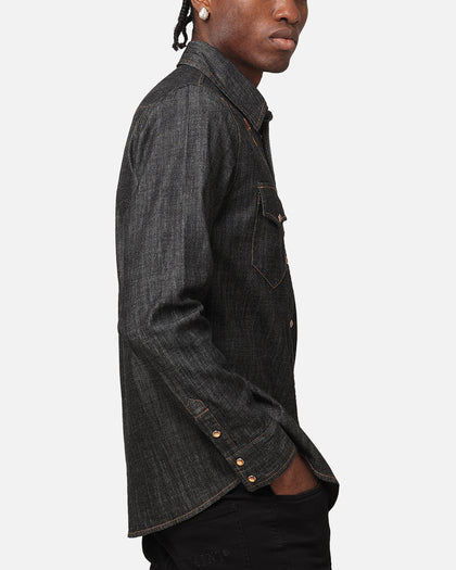 Saint Morta Rodeo Long Sleeve Denim Shirt Black