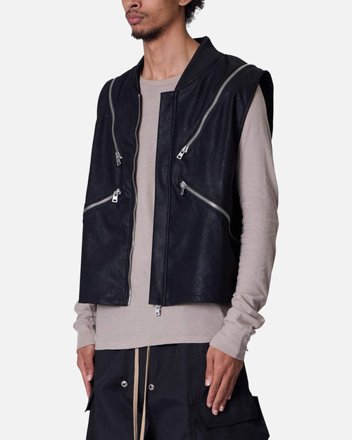 MNML Zip Lock Vest Black