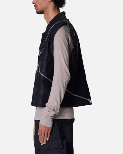 MNML Zip Lock Vest Black