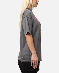 The Anti Order GHXST Mock Neck T-Shirt Washed Charcoal