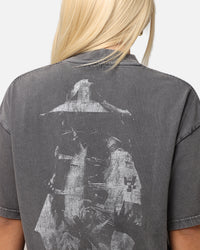 The Anti Order GHXST Mock Neck T-Shirt Washed Charcoal