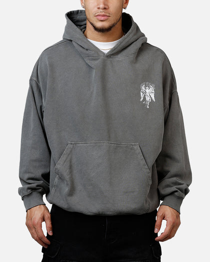 Saint Morta Lucian Premium Hoodie Washed Charcoal