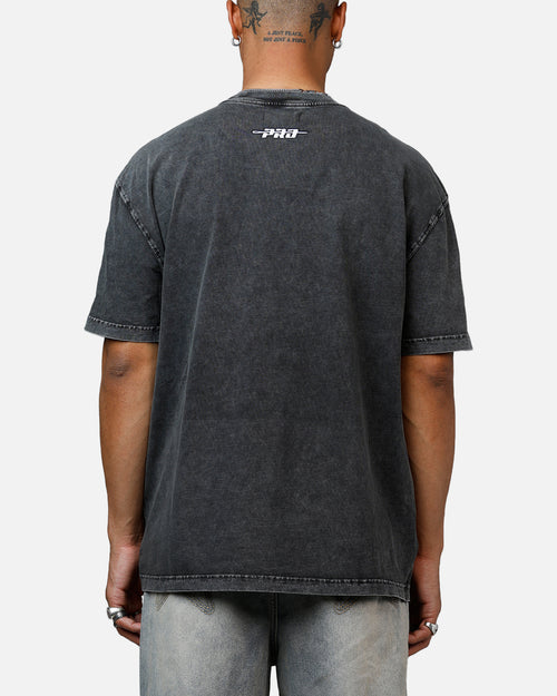 Pro Standard New York Yankees Raffia T-Shirt Black Acidwash