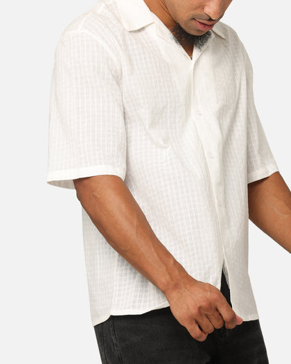 Saint Morta Textured Short Sleeve Shirt White